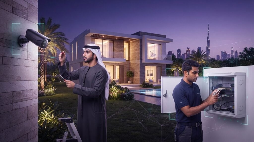 Professional CCTV Camera Installation in Dubai: The 2026 Residential Security Guide