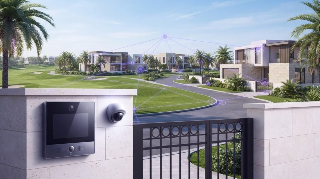 Multi-Zone Video Intercoms and Estate Security in Jumeirah Golf Estates
