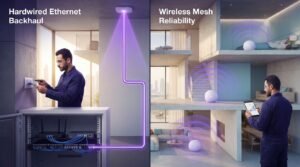 Hardwired Ethernet Backhaul vs Wireless Mesh: Which Is More Reliable?