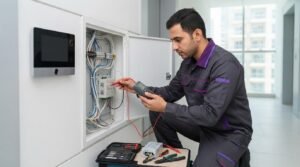 How to replace a faulty intercom power supply and check costs