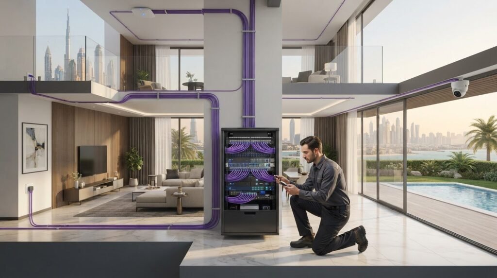 Structured Cabling for Villas in Dubai: Plan a Reliable Home Network