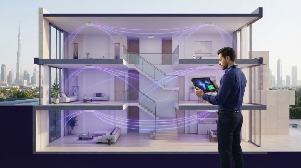 Why Does Villa Wi-Fi Drop When Moving Between Floors?